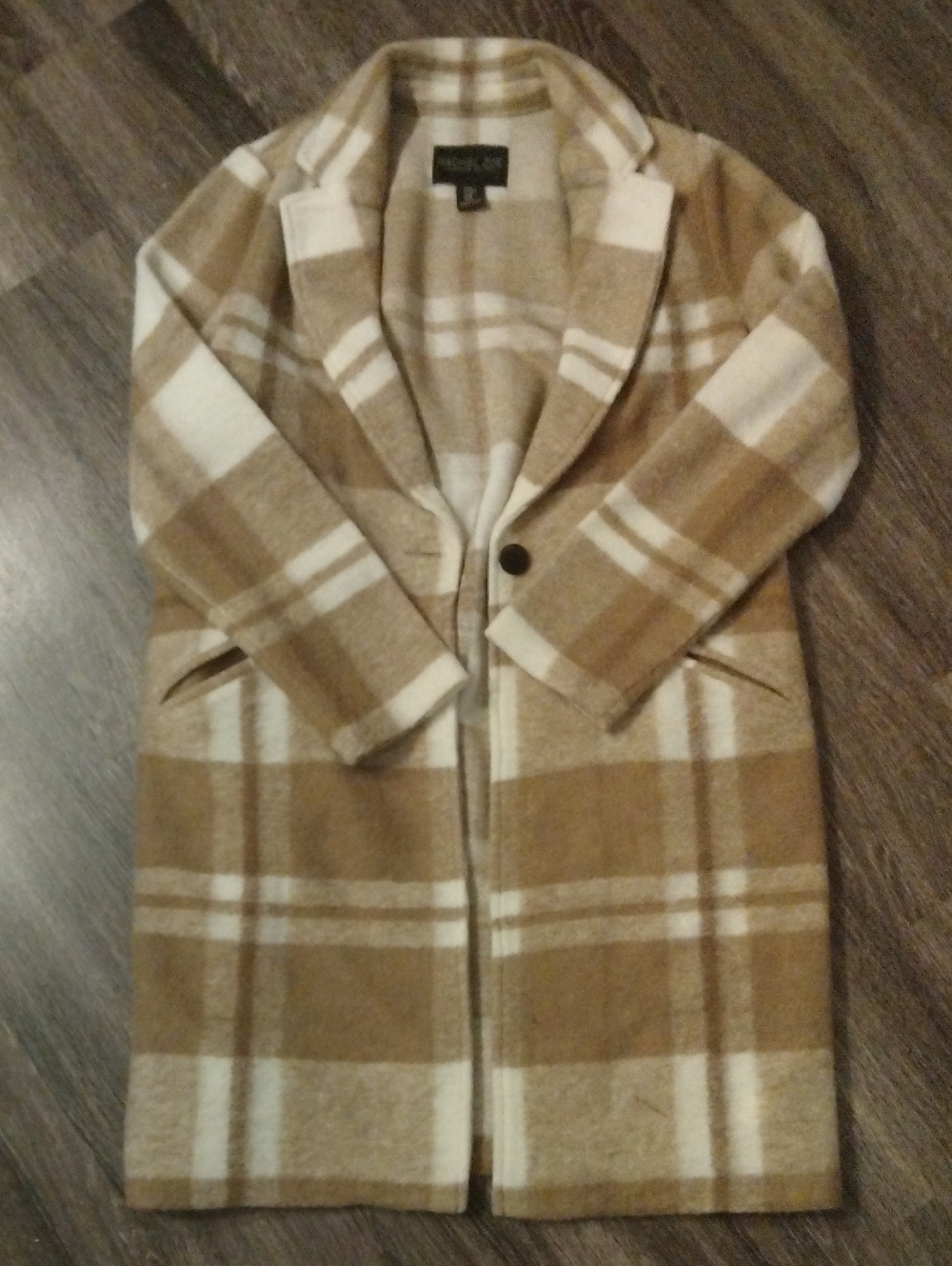 RACHEL ZOE- Plaid Flannel Coat Size M